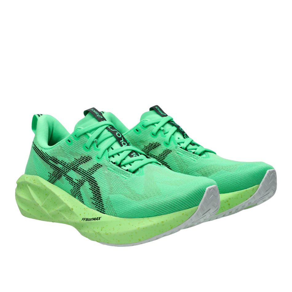 ASICS Women's NOVABLAST 5 EKIDEN PACK Running Shoes in Vital Green/Black SS26 - Image 4