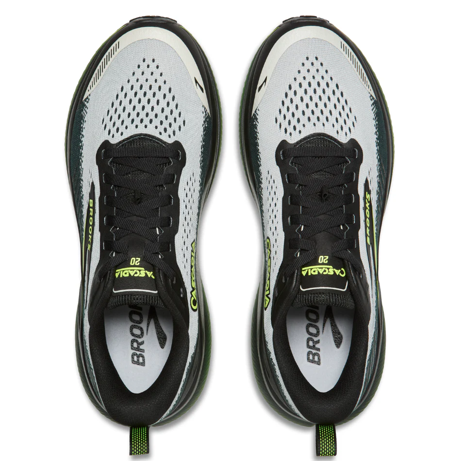 Brooks Men's Cascadia 20 Wide Fitting (2E) Trail Running Shoes in Grey/Black/Nightlife AW26 - Image 5