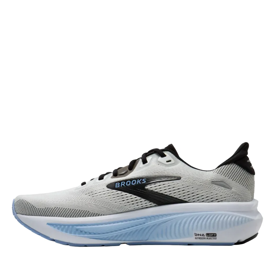 Brooks Men's Ghost 18 Wide Fitting (2E) Running Shoes in White/Black/Open Air AW26 - Image 5