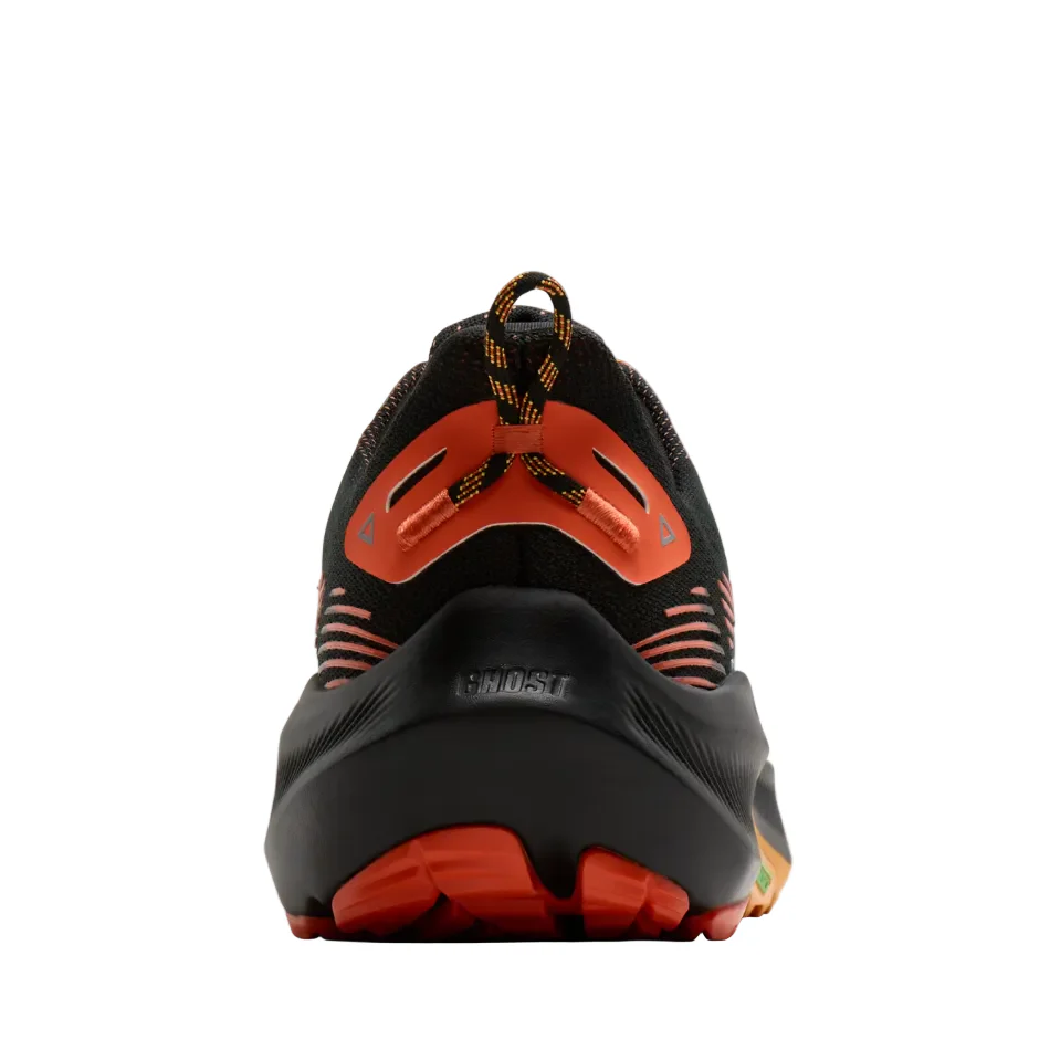 Brooks Men's Ghost Trail Running Shoes in Black/Red/Orange AW26 - Image 2