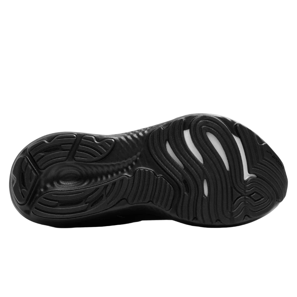 Brooks Men's Glycerin 22 Wide Fitting 2E Running Shoes in Black/Black/Ebony AW25 - Image 4