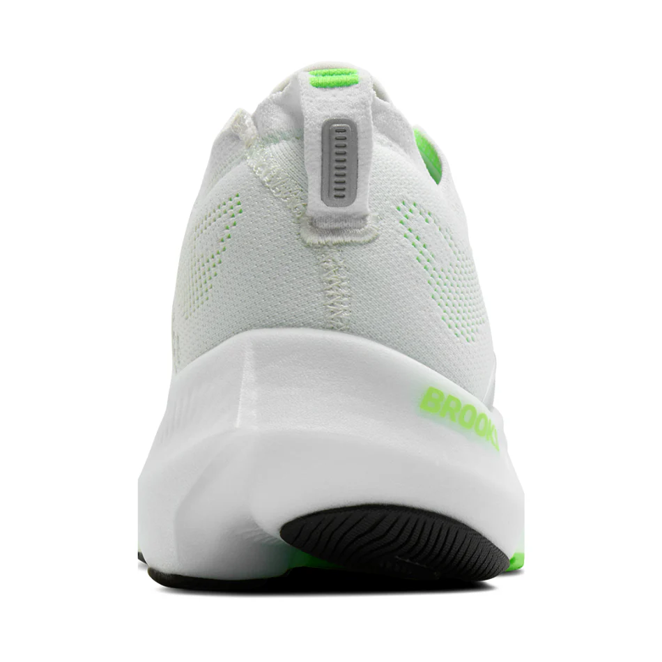Brooks Men's Glycerin Flex Running Shoes in White/Green Gecko/Phantom SS26 - Image 2