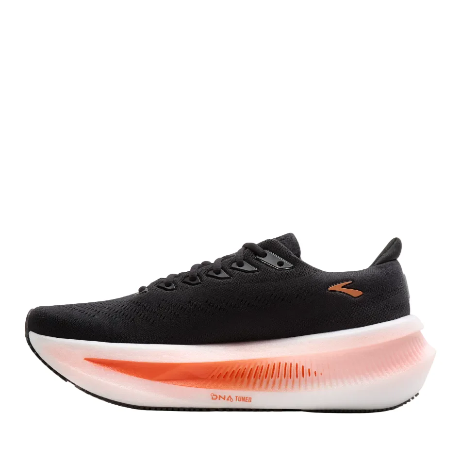 Brooks Men's Glycerin Max 2 Running Shoes in Black/Tigerlily/Orange AW26 - Image 5
