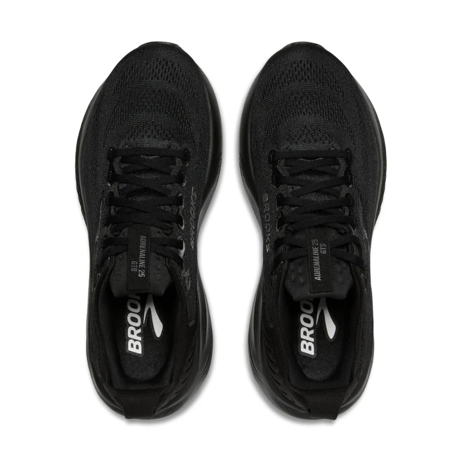 Brooks Men's Adrenaline GTS 25 Running Shoes in Black/Black/Ebony AW26 - Image 3