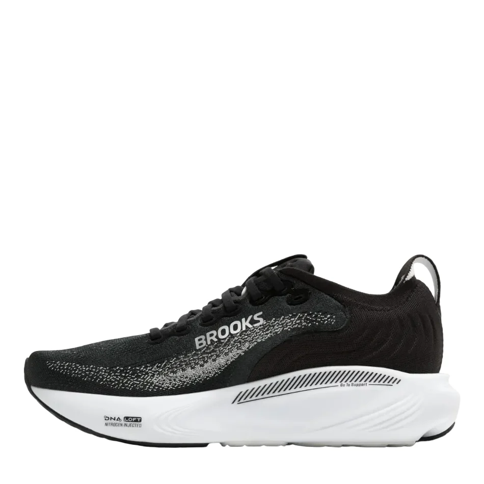 Brooks Men's Adrenaline GTS 25 Running Shoes in Black/Grey/White AW26 - Image 5