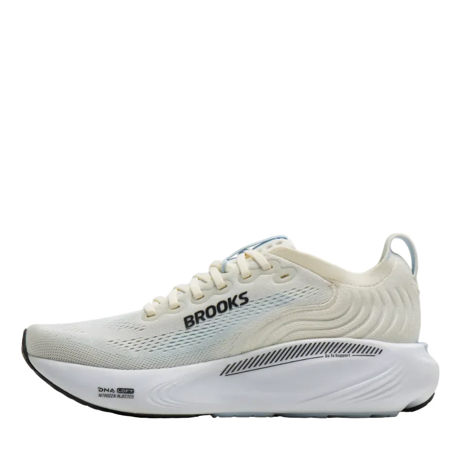 Brooks Women's Adrenaline GTS 25 Running Shoes in Star White/Nantucket/Chrome AW26 - Image 5