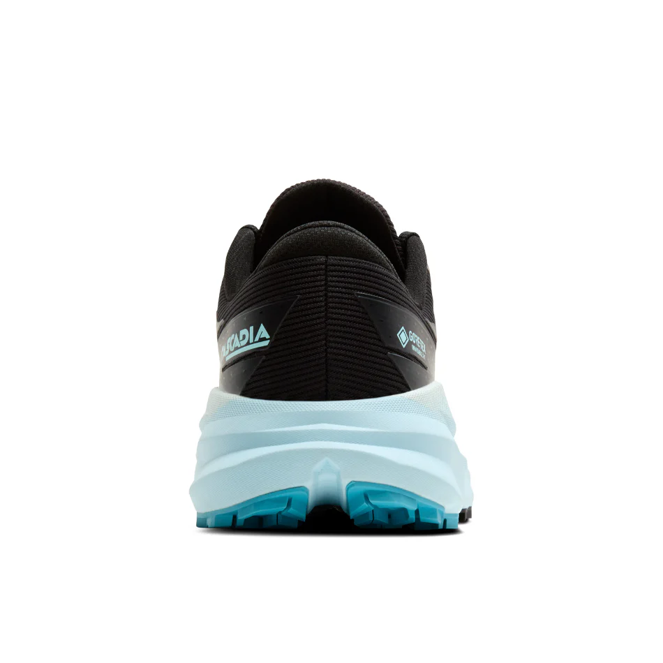 Brooks Women's Cascadia 19 GTX Trail Running Shoes in Black/Ebony/Blue Flower AW25 - Image 3