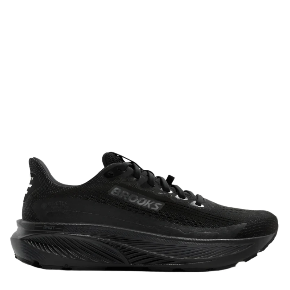 Brooks Women's Ghost 17 GTX Running Shoes in Black/Black/Ebony AW25