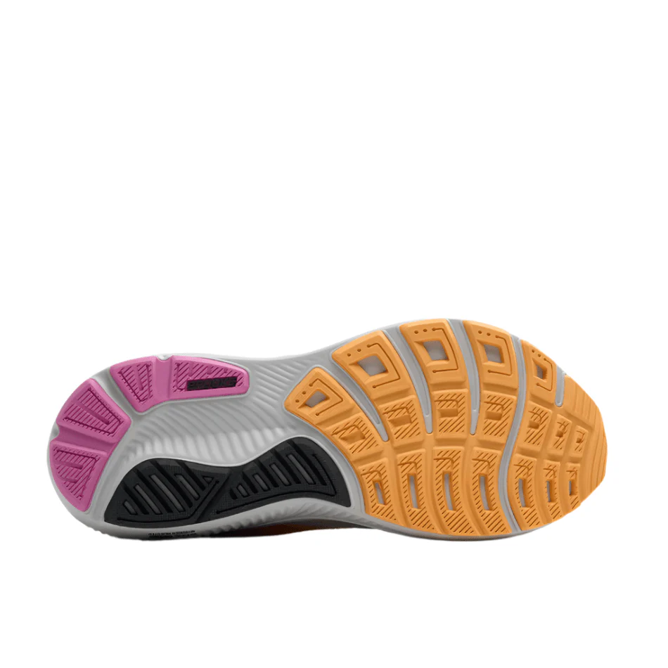 Brooks Women's Ghost 17 Running Shoes in Oyster/Apricot/Pink AW25 - Image 3