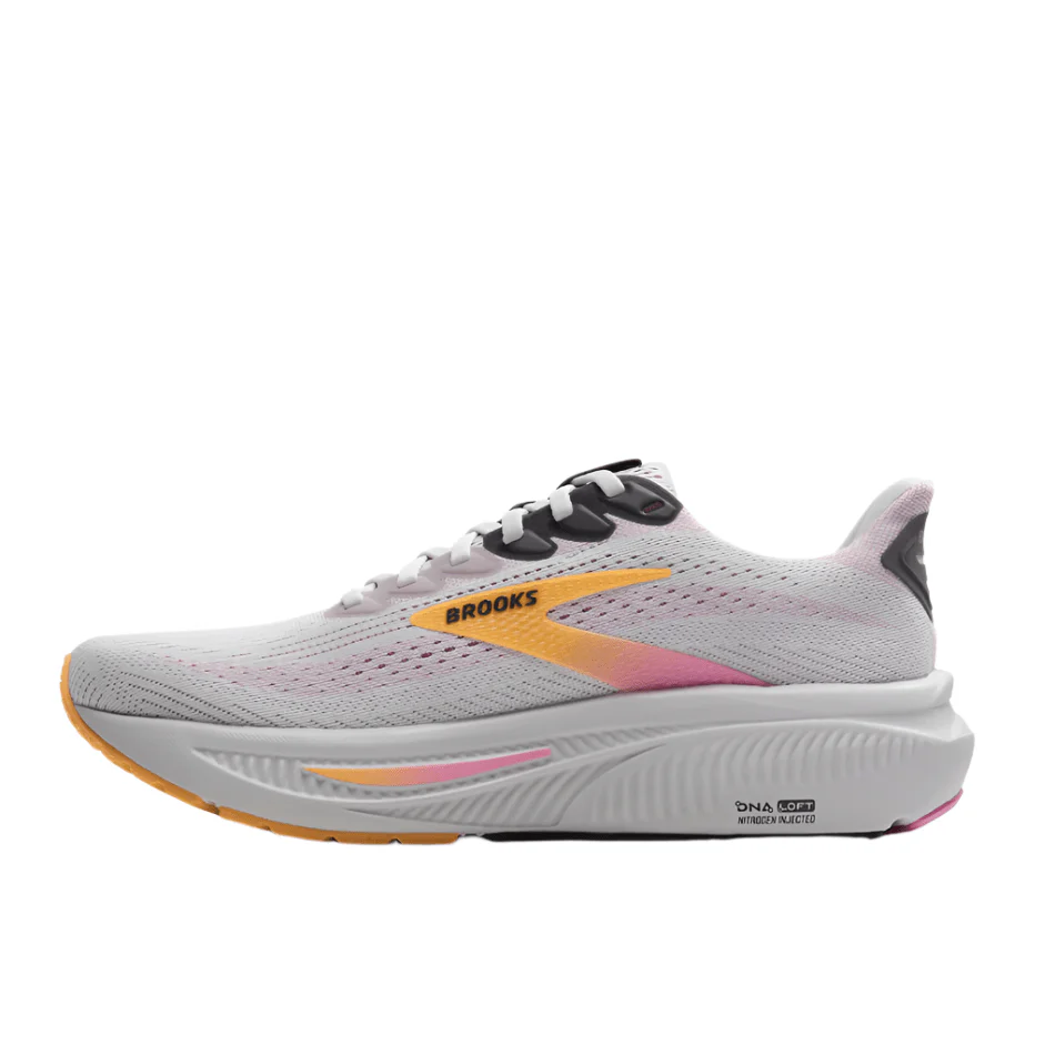 Brooks Women's Ghost 17 Running Shoes in Oyster/Apricot/Pink AW25 - Image 5