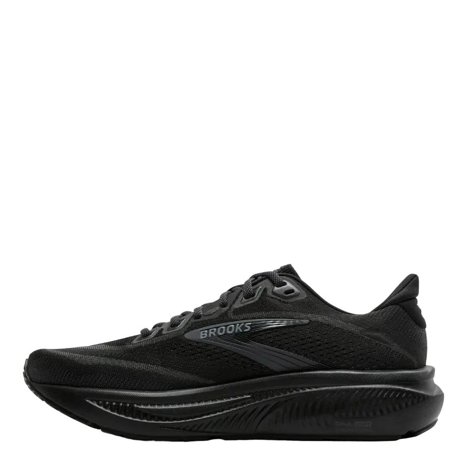 Brooks Women's Ghost 18 Wide Fitting (D) Running Shoes in Black/Black/Ebony AW26 - Image 5
