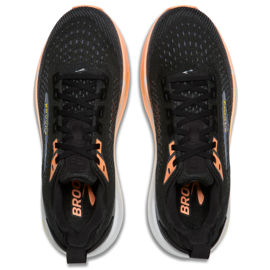 Brooks Women's Ghost Max 4 Running Shoes in Black/Folkstone/Cyber Peach AW26 - Image 2