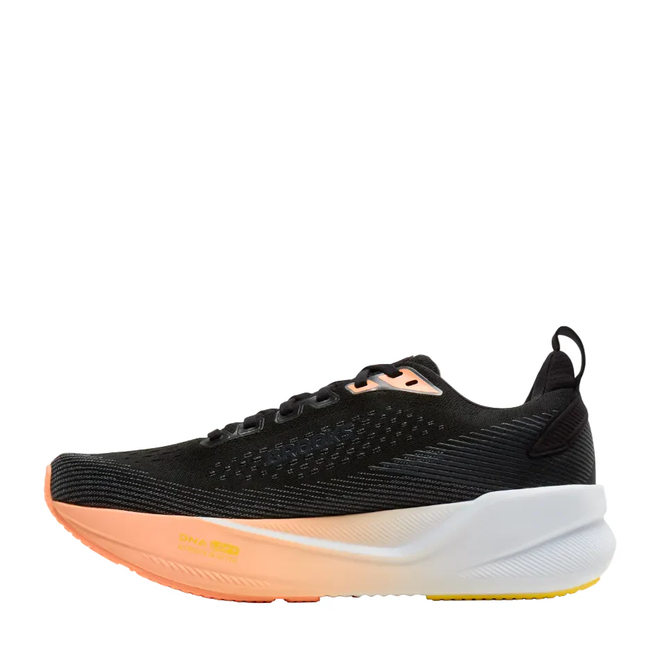 Brooks Women's Ghost Max 4 Running Shoes in Black/Folkstone/Cyber Peach AW26 - Image 5