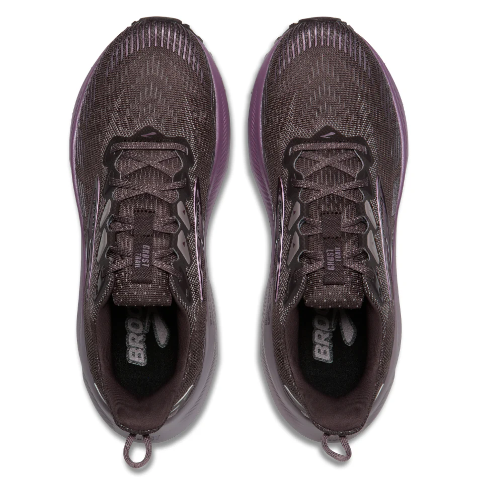 Brooks Women's Ghost Trail Running Shoes in Raisin/Purple/Metallic AW26 - Image 3