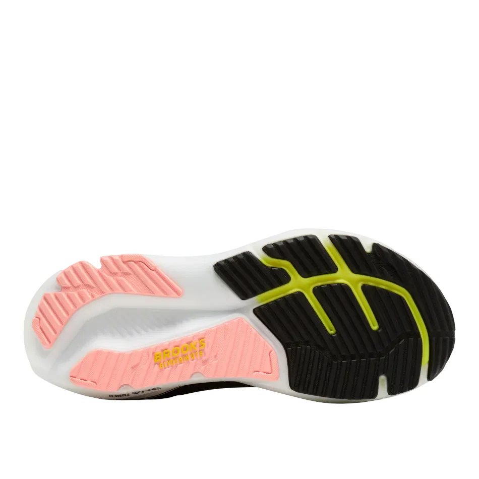 Brooks Women's Glycerin GTS 23 Running Shoes in Black/Peach/Nightlife AW26 - Image 3