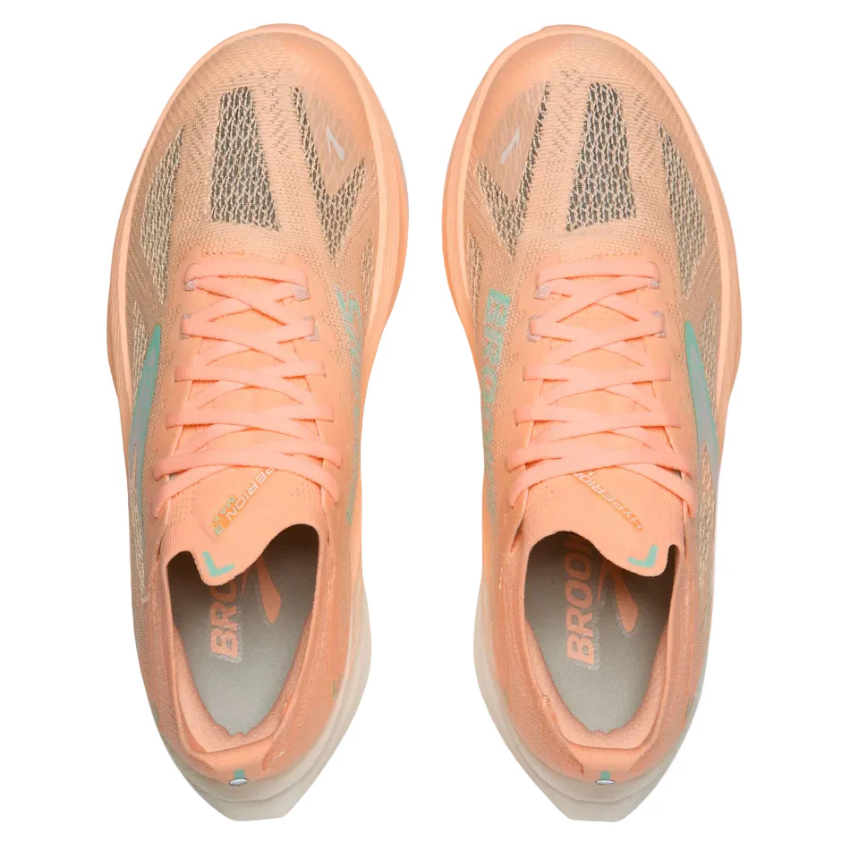 Brooks Women's Hyperion Max 3 Running Shoes in Coral/Yucca/Coconut SS26 - Image 2