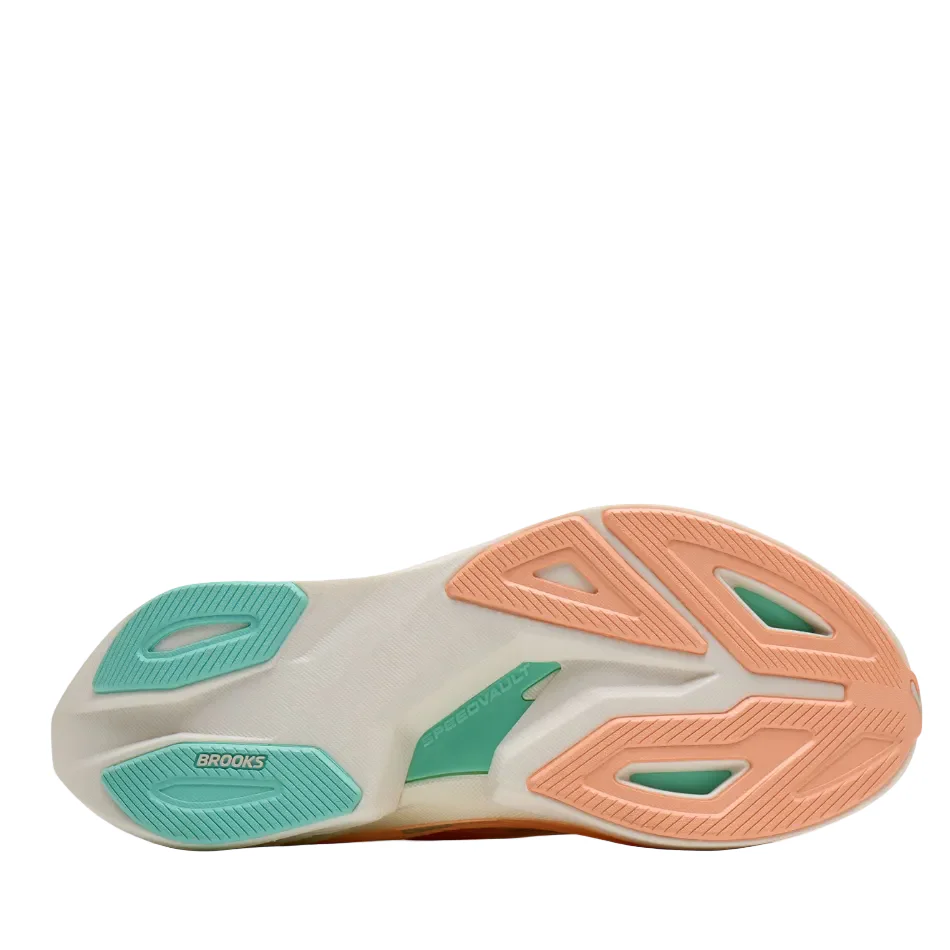 Brooks Women's Hyperion Max 3 Running Shoes in Coral/Yucca/Coconut SS26 - Image 4