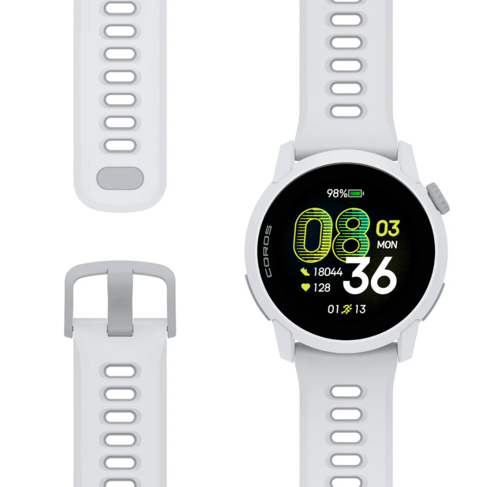 Coros Pace 4 GPS Sport Watch in White/Silicone SS26 - Image 2