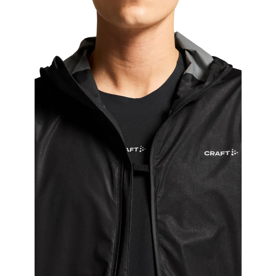 Craft Men's Pro Hydro Lightweight Jacket in Black SS26 - Image 3
