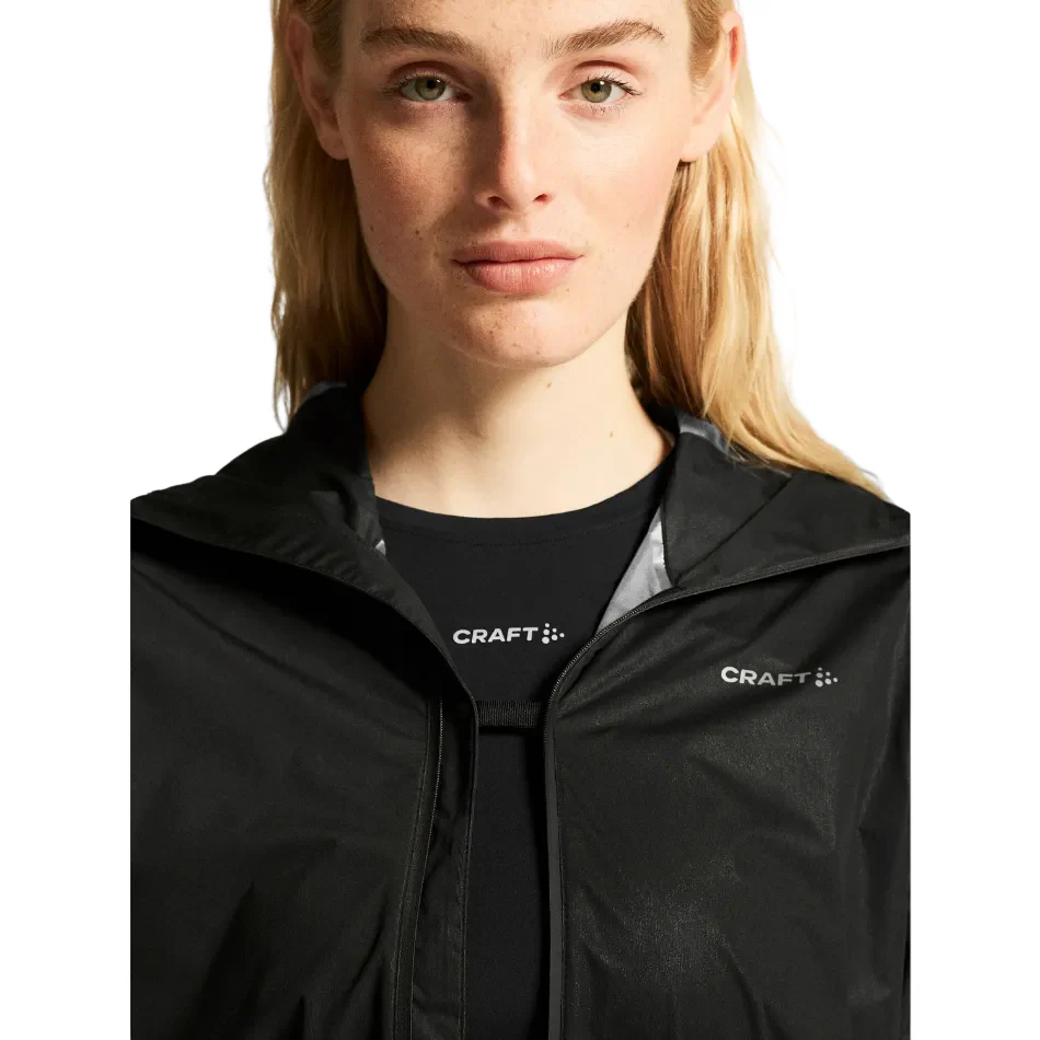 Craft Women's Pro Hydro Lightweight Jacket in Black SS26 - Image 3