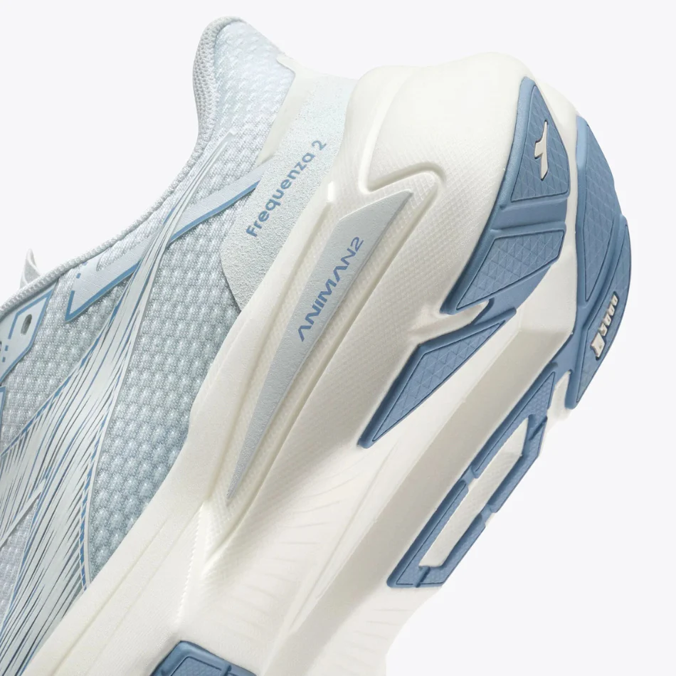 Diadora Women's Frequenza 2 Running Shoes in Country Air/White SS26 - Image 4