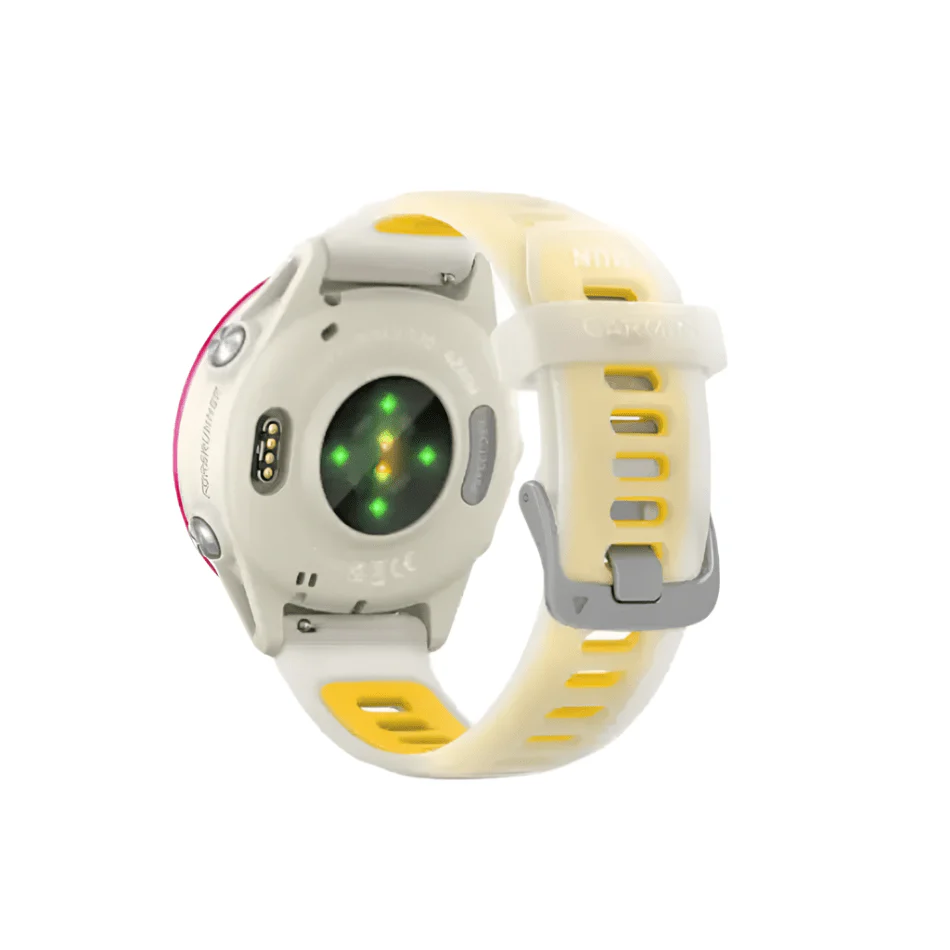 Garmin Unisex Forerunner 570 42mm GPS Running Watch in Bone/Raspberry/Mango - Image 3