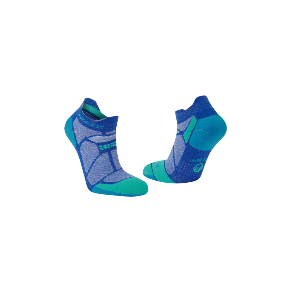 Hilly Unisex Marathon Fresh Socklet Min in Sapphire/Teal SS26 - Image 2