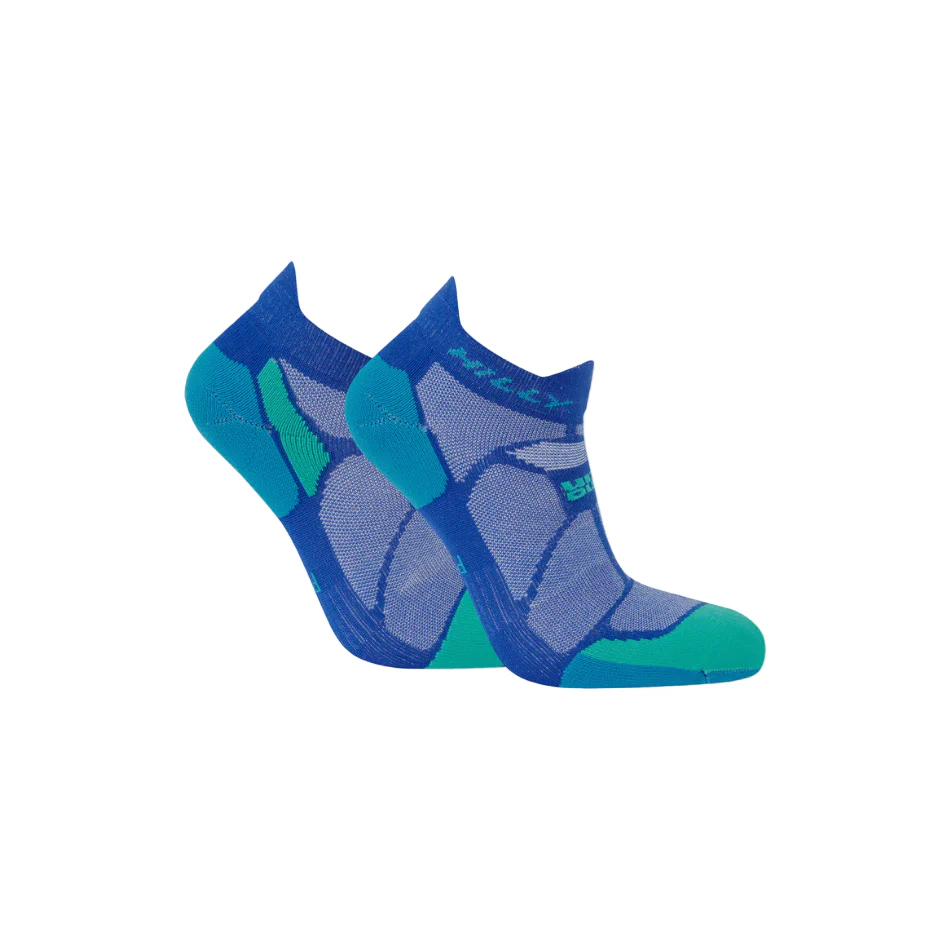 Hilly Unisex Marathon Fresh Socklet Min in Sapphire/Teal SS26 - Image 3