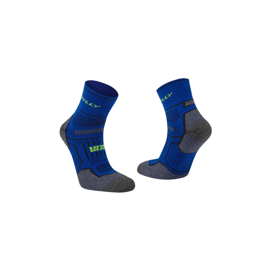 Hilly Unisex Twin Skin Anklet Socks Med in Cobalt/Grey Marl SS26 - Image 3