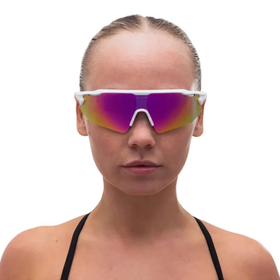 Hystride Unisex Speed Pro Sunglasses in Baby Pink - Image 3