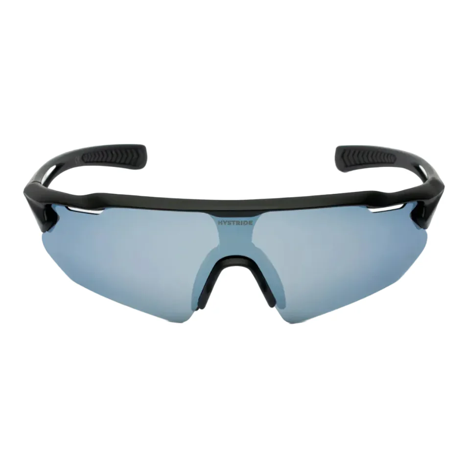 Hystride Unisex Speed Pro Sunglasses in Black/Silver