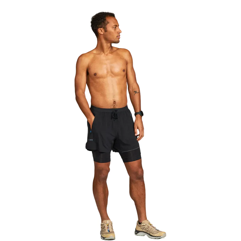Janji Men's 5" AFO Middle Short Ultra 2-in-1 in Midnight SS26 - Image 3