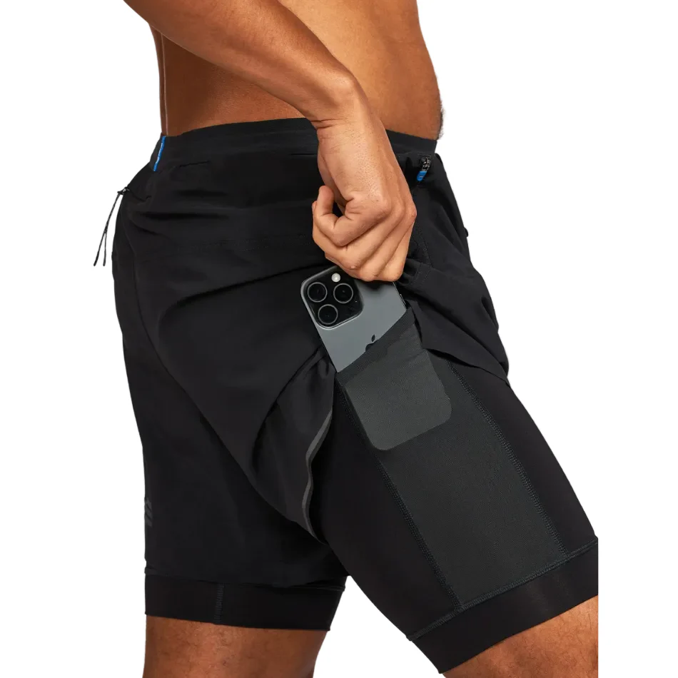 Janji Men's 5" AFO Middle Short Ultra 2-in-1 in Midnight SS26 - Image 4