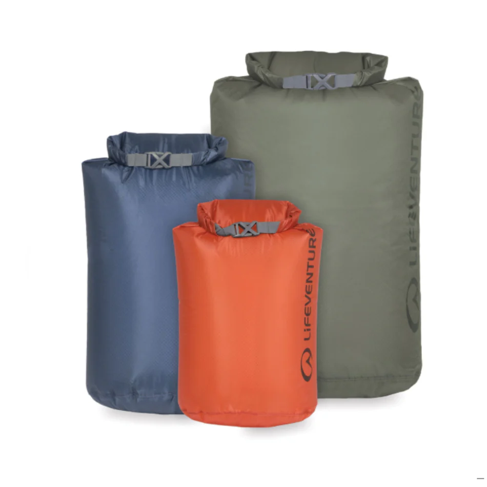 Lifeventure Ultralight DryBag Multipack Earth Tones