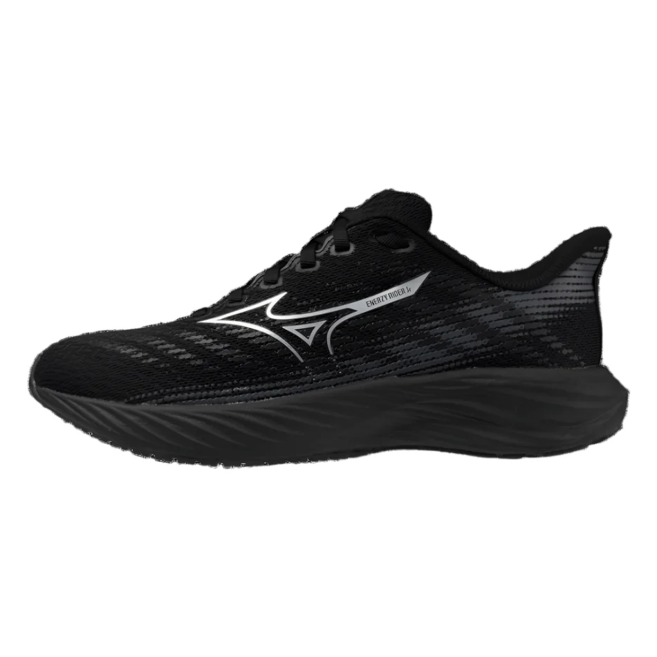 Mizuno Junior Enerzy Rider Running Shoes in Black - Image 3