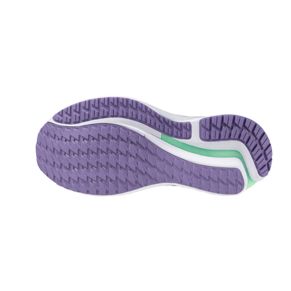 Mizuno Women's Wave Inspire 21 Running Shoes in Tradewinds/White/Neo Mint SS25 - Image 3
