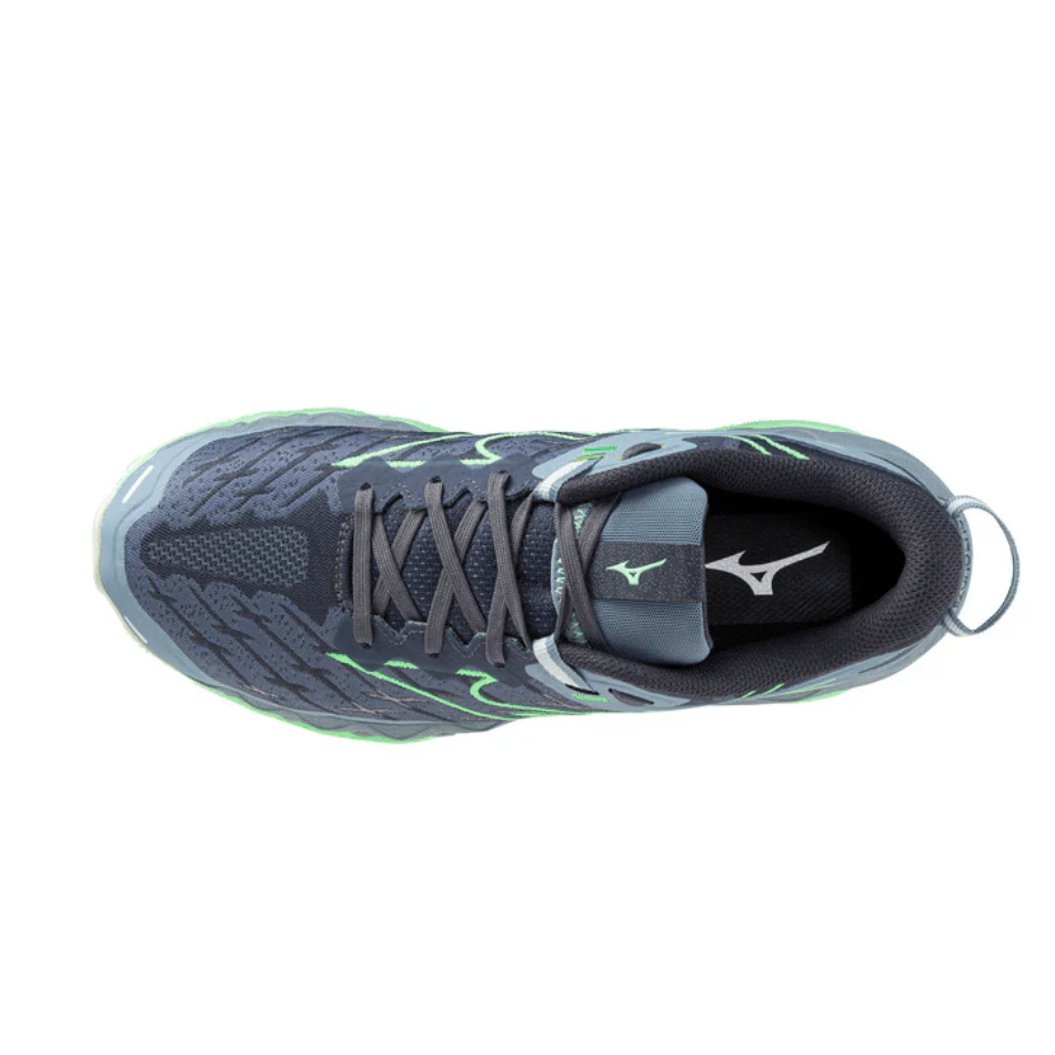 Mizuno Women's Wave Mujin 10 Running Shoes in Violet Indigo/Neo Mint/Citadel SS25 - Image 2