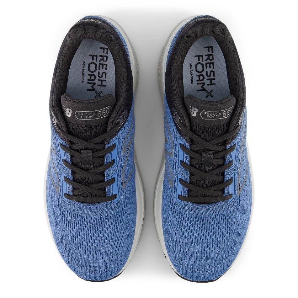 New Balance Men's 860 V14 Running Shoes in Blue Laguna/Black Cement/Grey Matter SS25 - Image 6