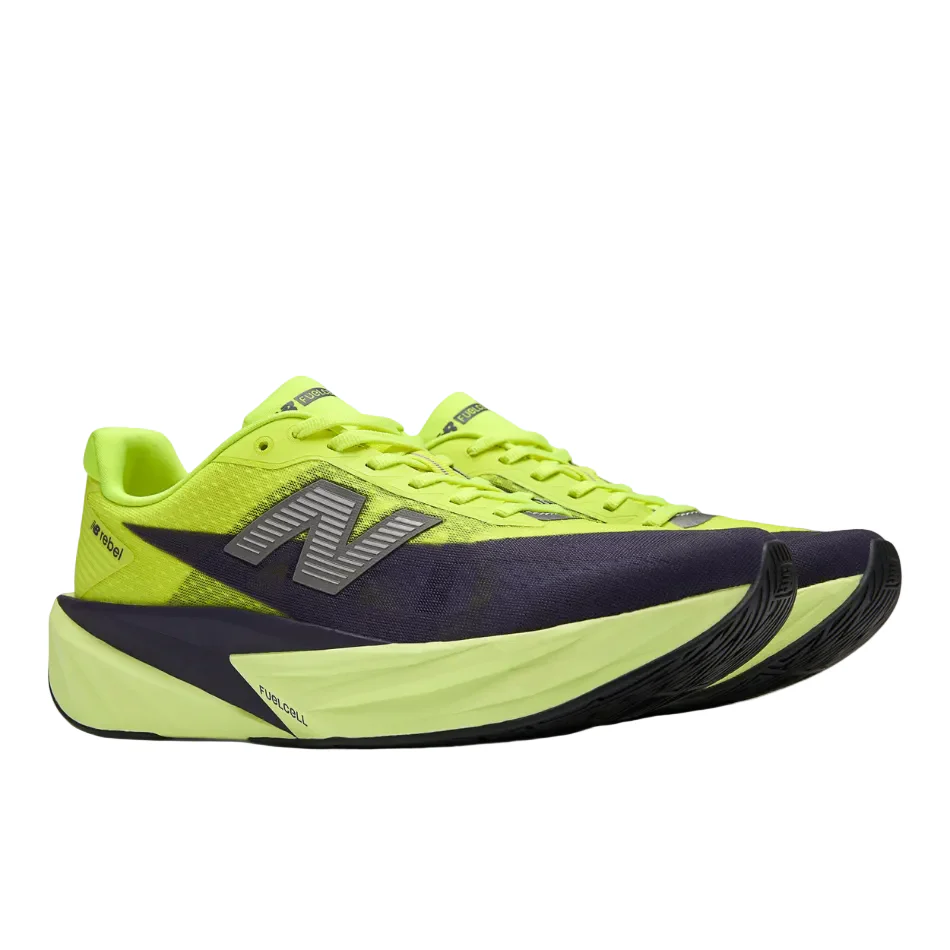 New Balance Men's FuelCell Rebel v5 Running Shoes in Alkaline Green SS26 - Image 7
