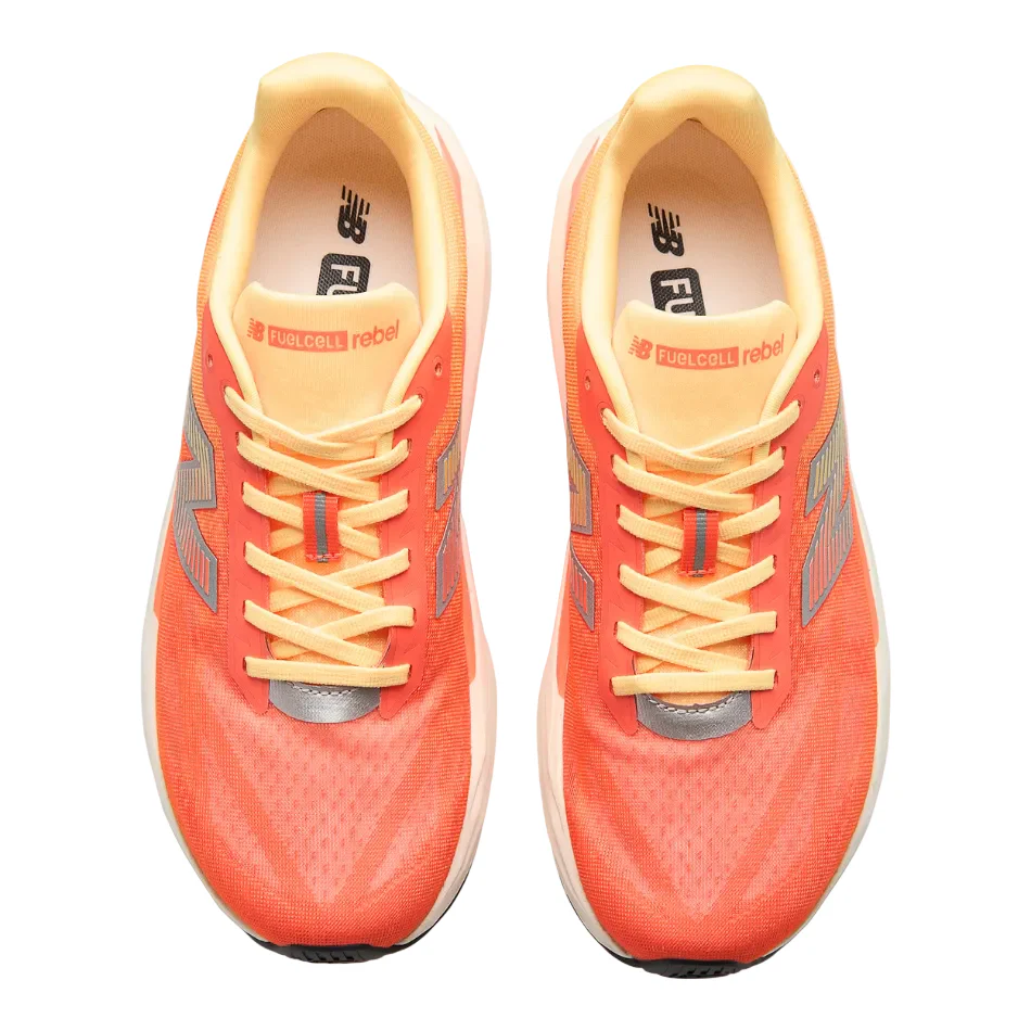 New Balance Men's FuelCell Rebel v5 Running Shoes in Tangerine Heat SS26 - Image 3