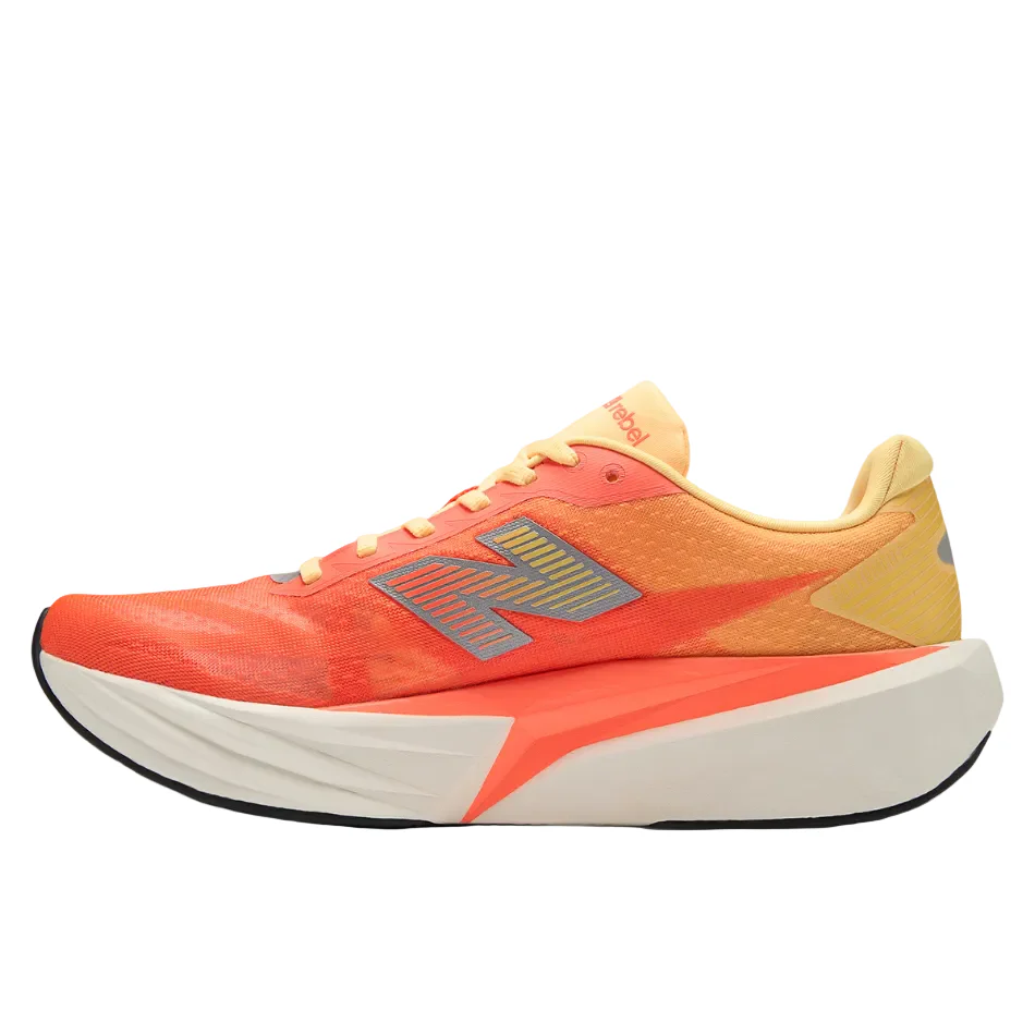 New Balance Men's FuelCell Rebel v5 Running Shoes in Tangerine Heat SS26 - Image 8