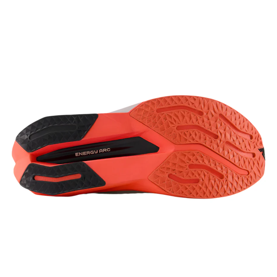 New Balance Men's Fuelcell Supercomp Trainer v3 Running Shoes in Urgent Red/Sea Salt/Black AW25 - Image 2