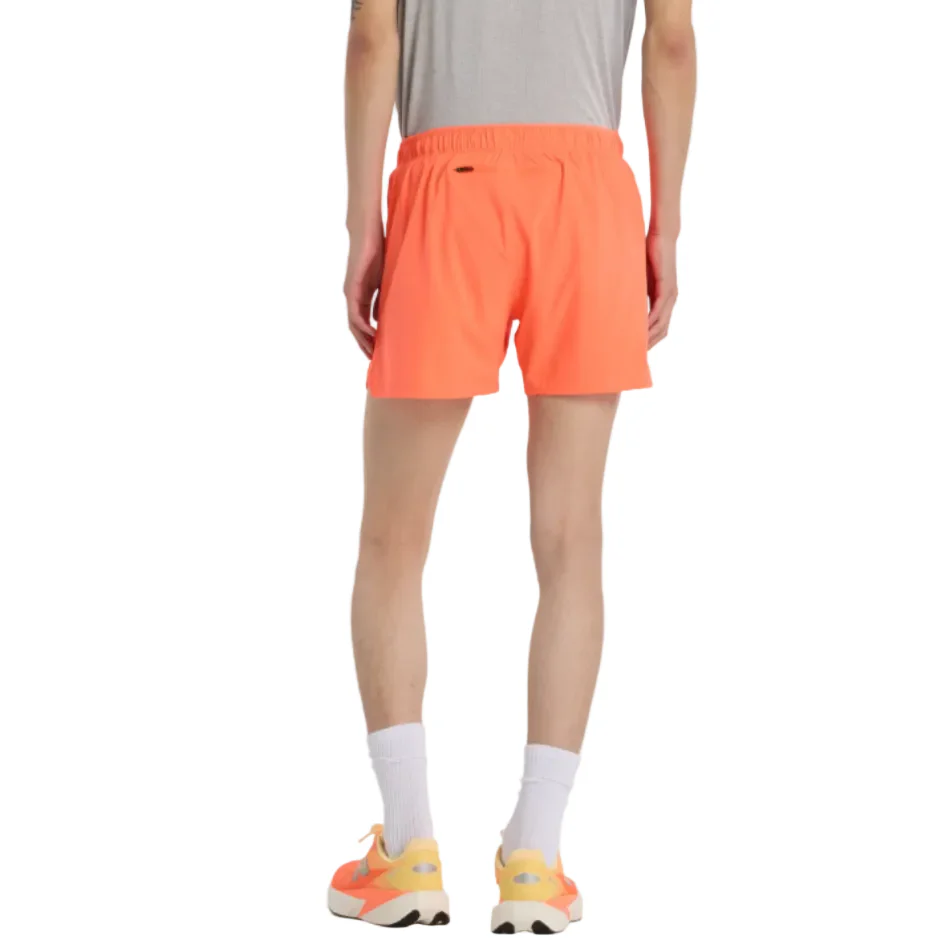 New Balance Men's RC Short 5" in Tangerine Heat SS26 - Image 3
