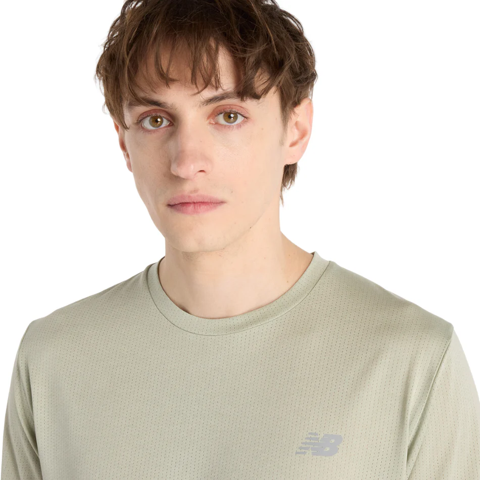 New Balance Men's Athletics Short Sleeved Tee in Garter Snake AW25 - Image 3