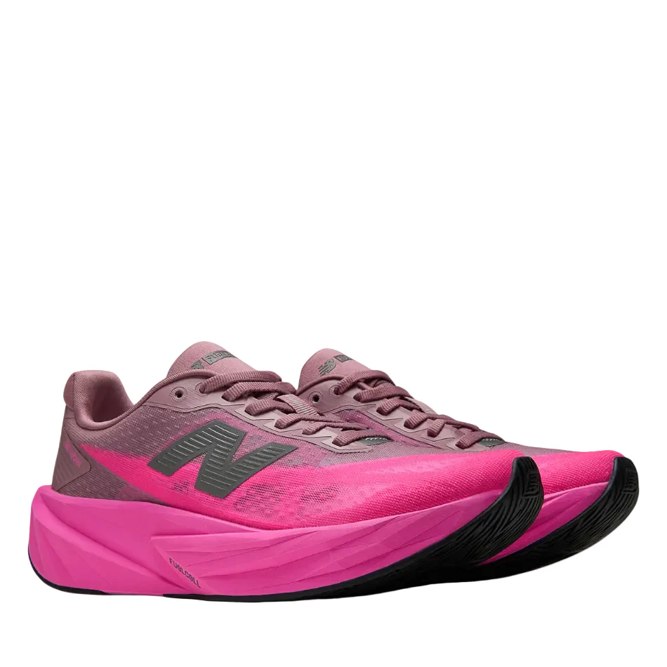 New Balance Women's FuelCell Rebel v5 Running Shoes in Pink Heat SS26 - Image 4