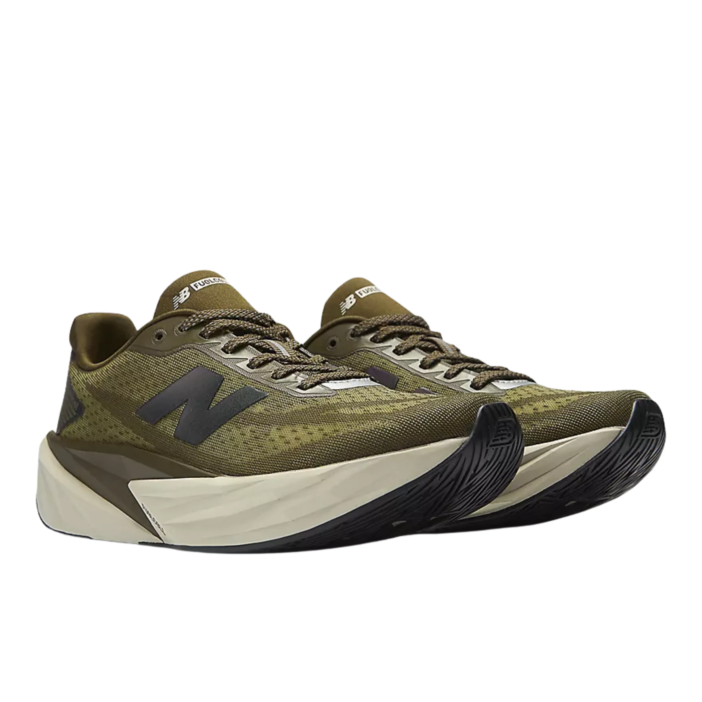 New Balance Women's Fuelcell Rebel v5 High Viz Running Shoes in Woodland/Shipyard/Silver Metallic AW25 - Image 5