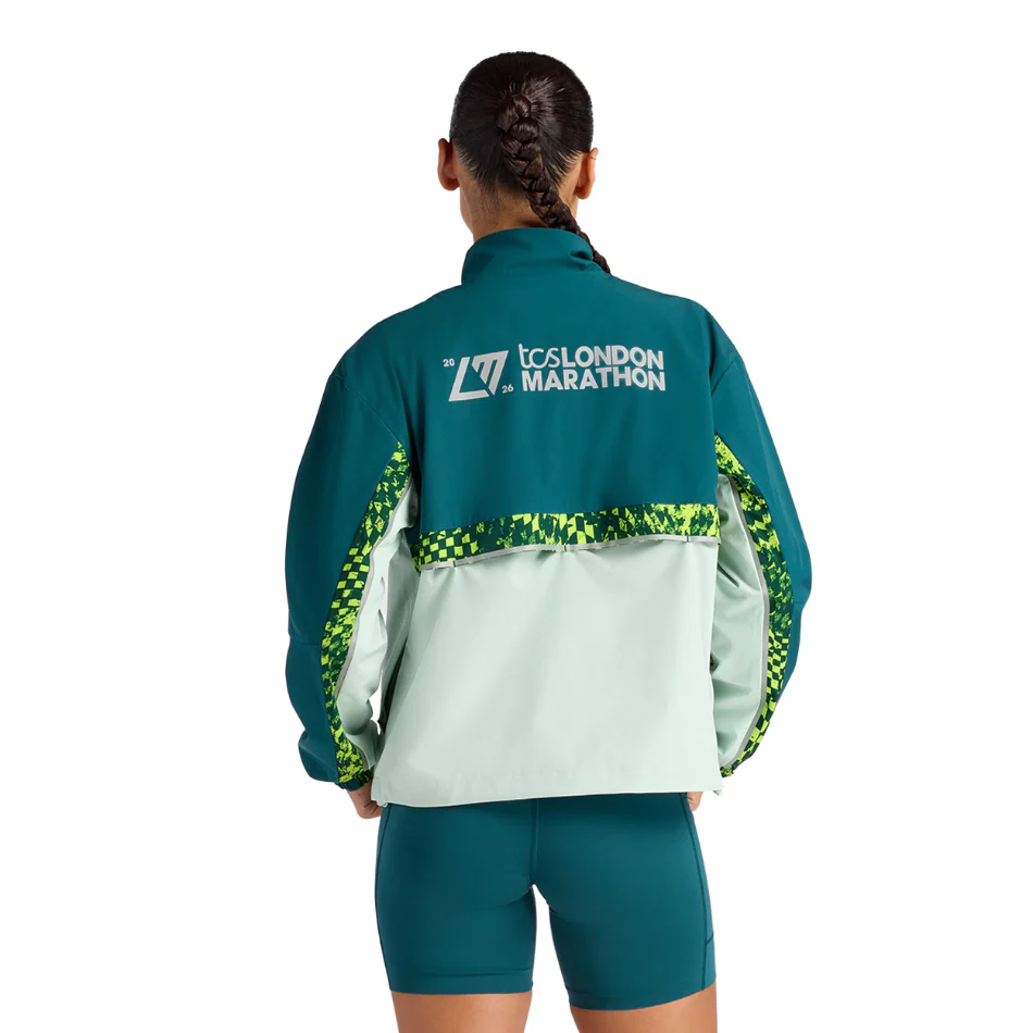 New Balance Women's London Edition Marathon Jacket in Cosmic Jade SS26 - Image 3