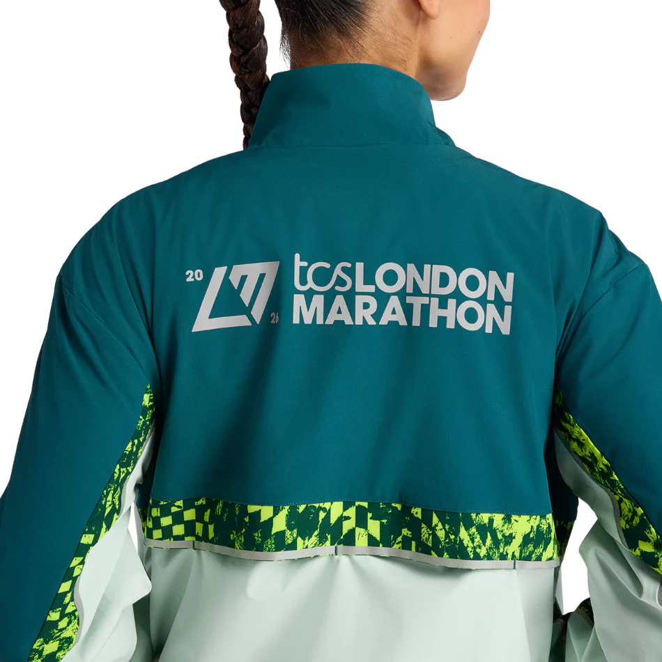 New Balance Women's London Edition Marathon Jacket in Cosmic Jade SS26 - Image 4