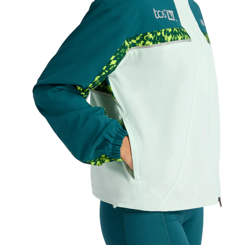 New Balance Women's London Edition Marathon Jacket in Cosmic Jade SS26 - Image 5