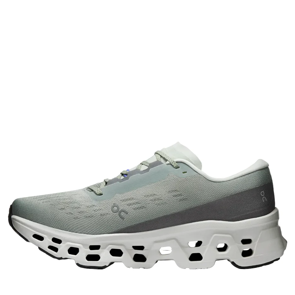On Men's Cloudmonster 3 Running Shoes in Tin/Ivory SS26 - Image 5